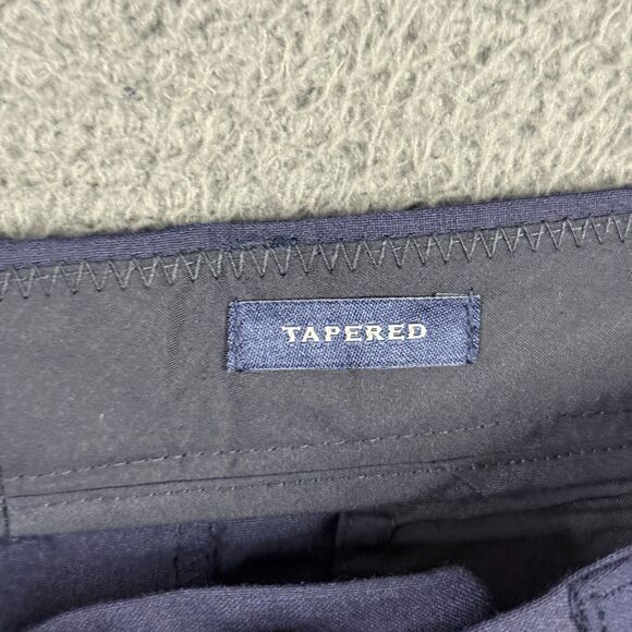 J Crew Pants Mens 34x32 Blue Thompson Tapered Fit Four Season Wool Stretch - Picture 4 of 14